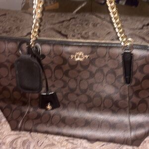 Coach Ava Chain tote